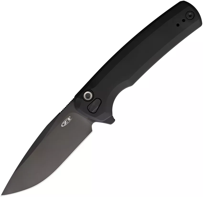 0044 Button Lock Black Ti