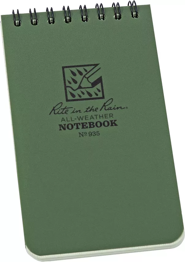 3 x 5 Top Spiral Notebook