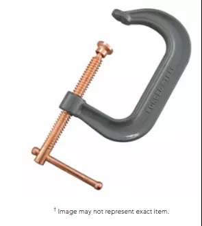 ANCHOR Drop Forged C-Clamp, 2-1/4 in Throat Depth, 2 in L 402C