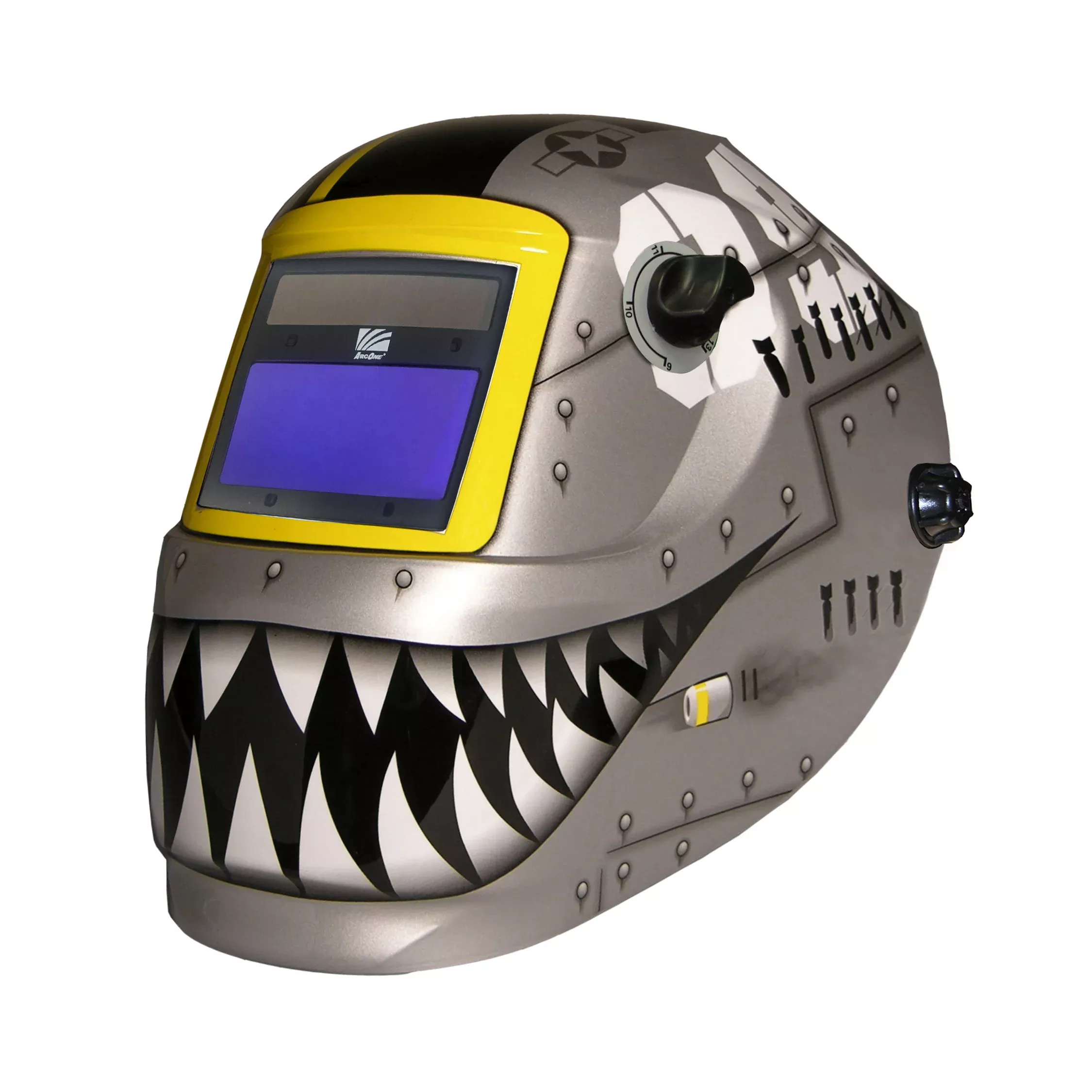 ArcOne 4500V-0171 Fighting Tiger Carrera™ 4500V Welding Helmet