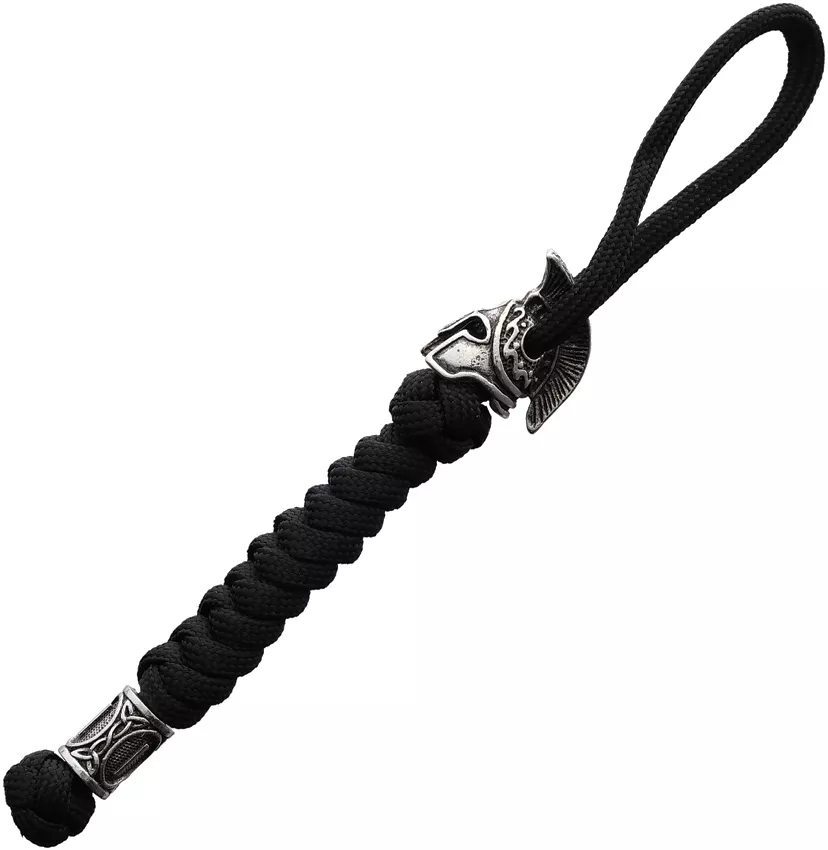 Black Spartan Paracord Lanyard