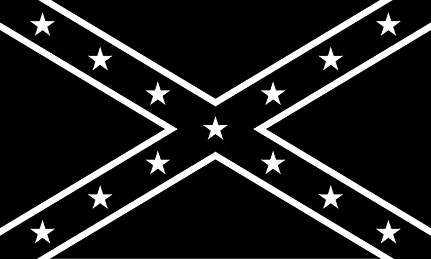Confederate Black/White Flag