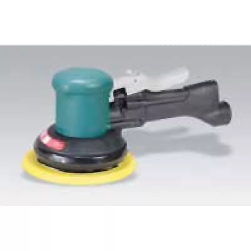 Dynabrade 58409 6" (152 mm) Dia. Two-Hand Dynorbital Random Orbital Sander, Central Vacuum