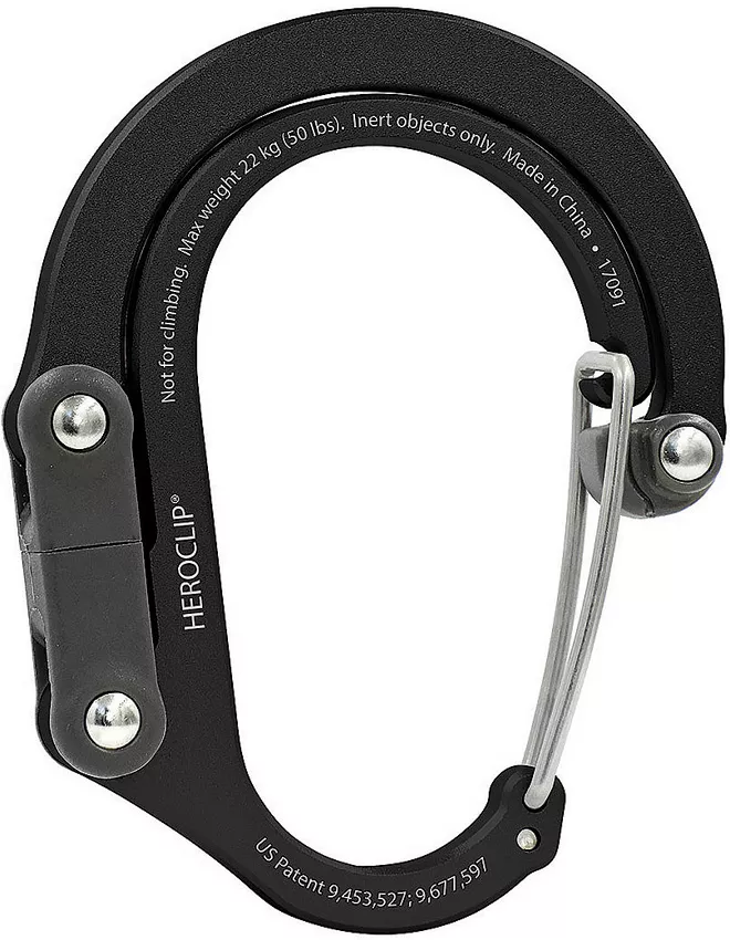 Heroclip Small Stealth Black