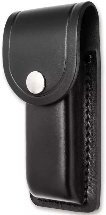 Large Leather Pouch Black