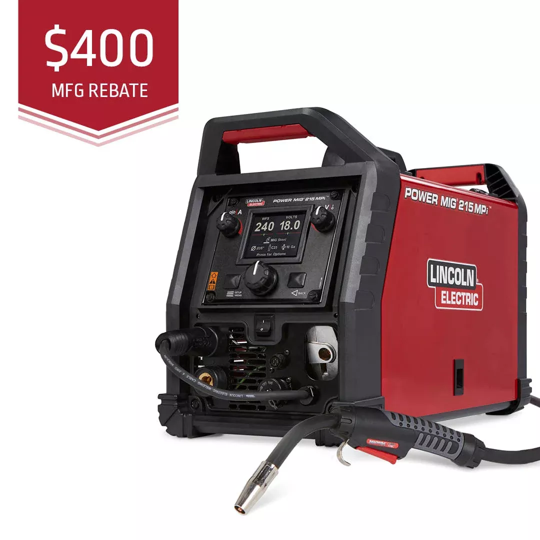 Lincoln Electric K4876-1 POWER MIG 215 MPi™ Multi-Process Welder