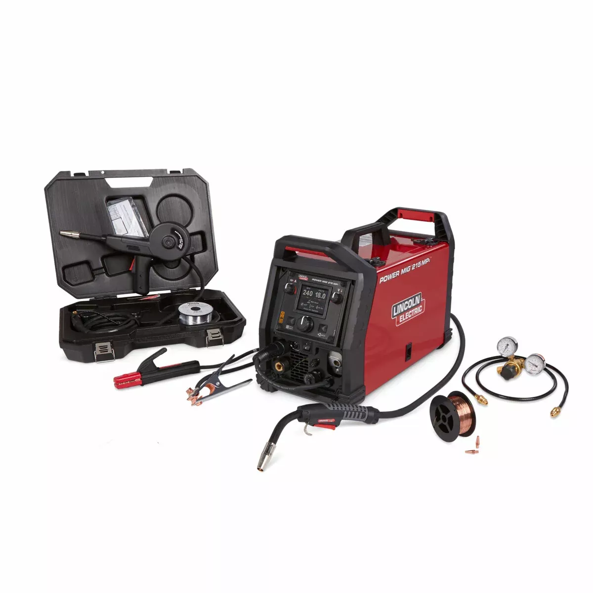 Lincoln Electric K4877-1 POWER MIG 215 MPi™ Multi-Process Welder Aluminum One-Pak