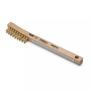 Lincoln K3183-1 2 x 9 Row Brass Wire Brush (12 Brushes)