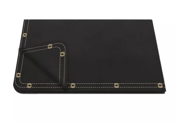 Lincoln K4656-GFlame Retardant Vinyl Welding Screen/Curtain - 6 x 6 ft. - Dark Green