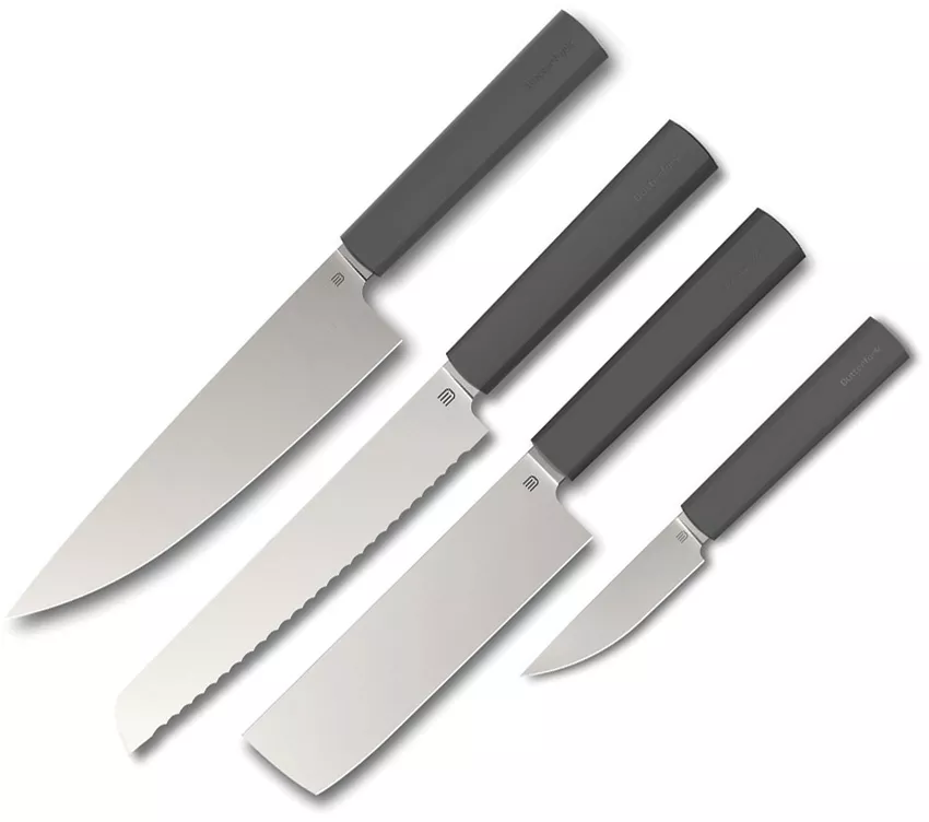 Modern Kitchen Set Dark Gray