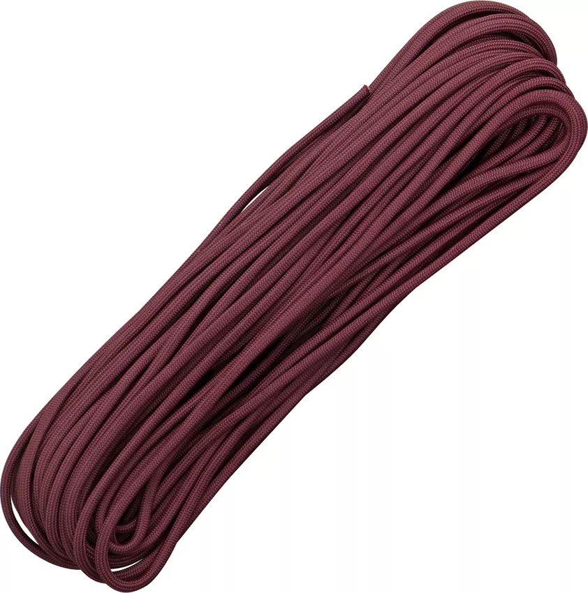 Parachute Cord Maroon 100 ft