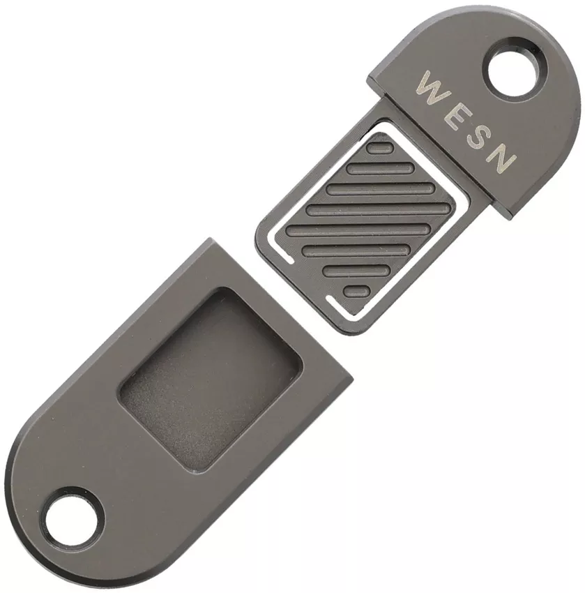 QR Keychain Gunmetal
