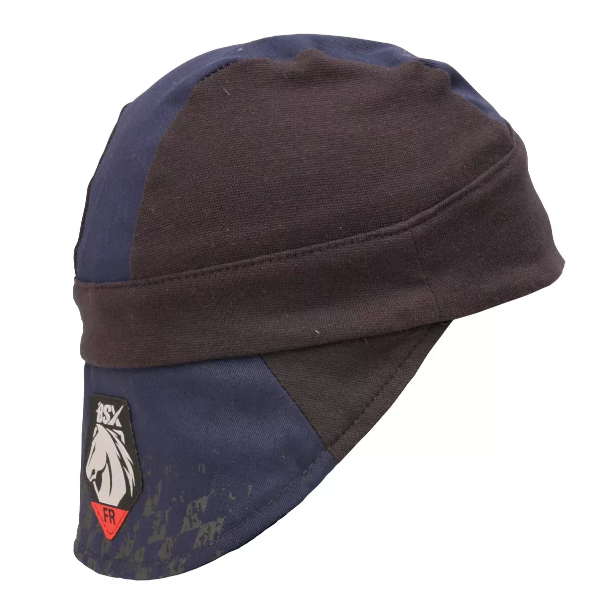 Revco AH1631-NB Navy/Black BSX Silicone Grip FR Cotton Welding Cap (1 Cap)