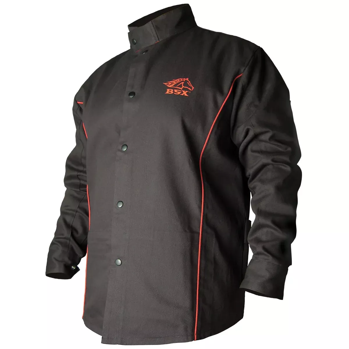 Revco B9C Black BSX Contoured FR Cotton Welding Jacket (1 Jacket)