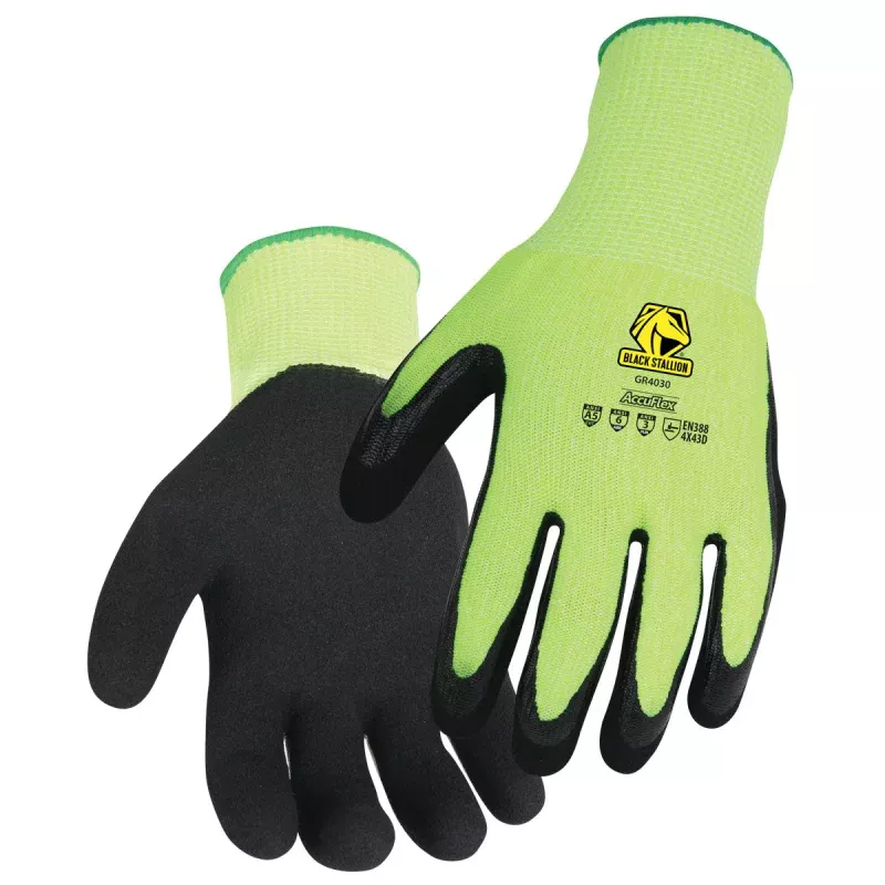 Revco GR4030-HB AccuFlex™ A5 Cut Resistant Sandy Nitrile Coated Glove (1 Pair)