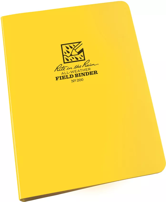 Ring Binder Yellow 1/2in