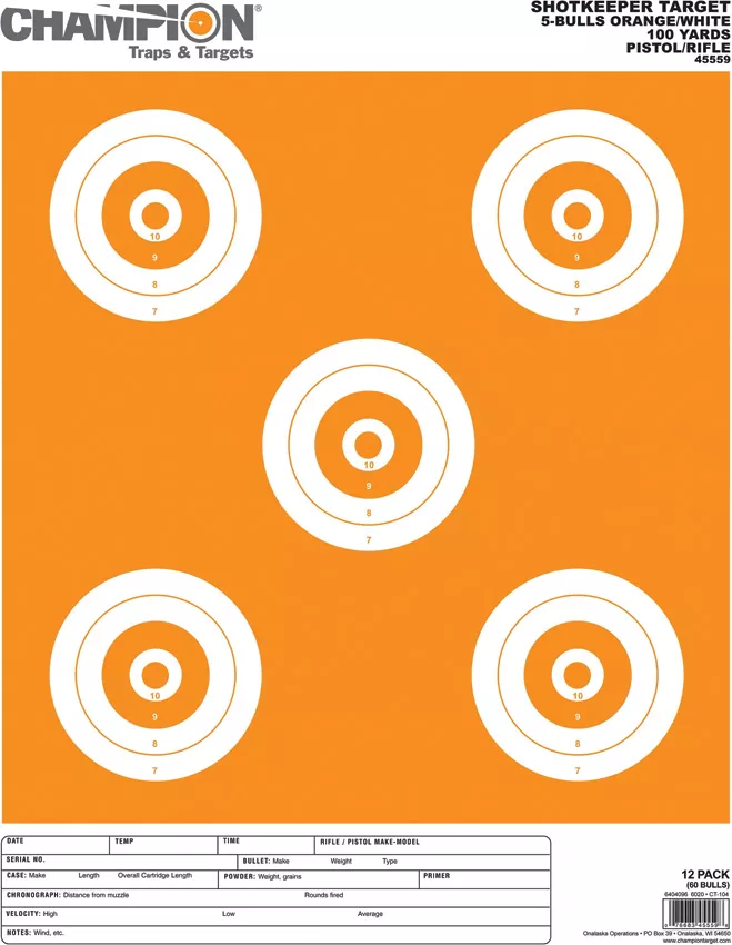 Shotkeeper Target Bullseye 12