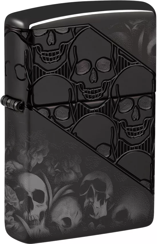 Skull Collage Lighter