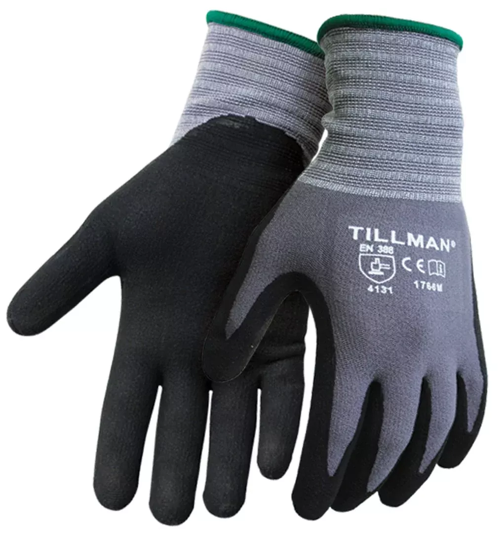 Tillman 1766 15 Gauge Nitrile Mirco-Foam Abrasion Resistance Gloves (1 Pair)