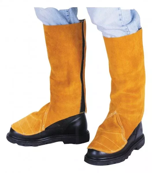 Tillman 530CL Brown Leather Legging with Velcro (1 Pair)