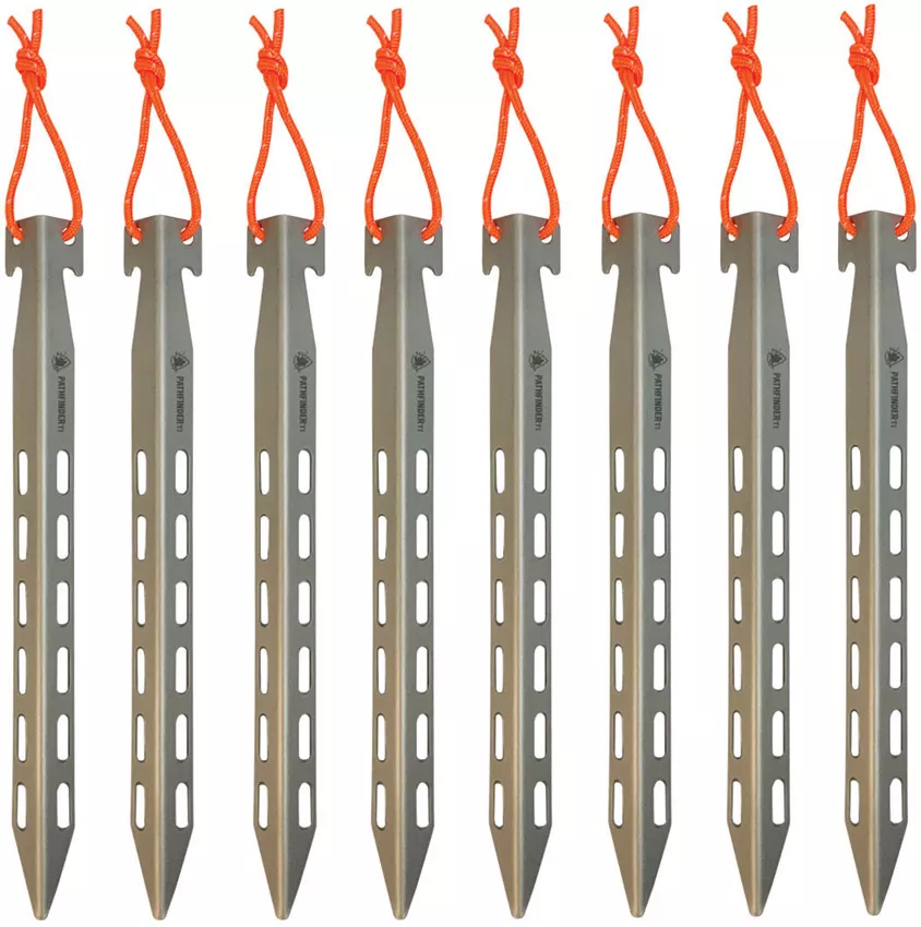 Titanium Tent Stake Set 8pc