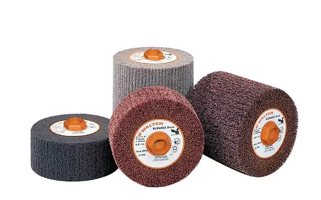 Walter 07M323 4-1/4" x 2" Medium Surface Conditioning Blendex™ Drum