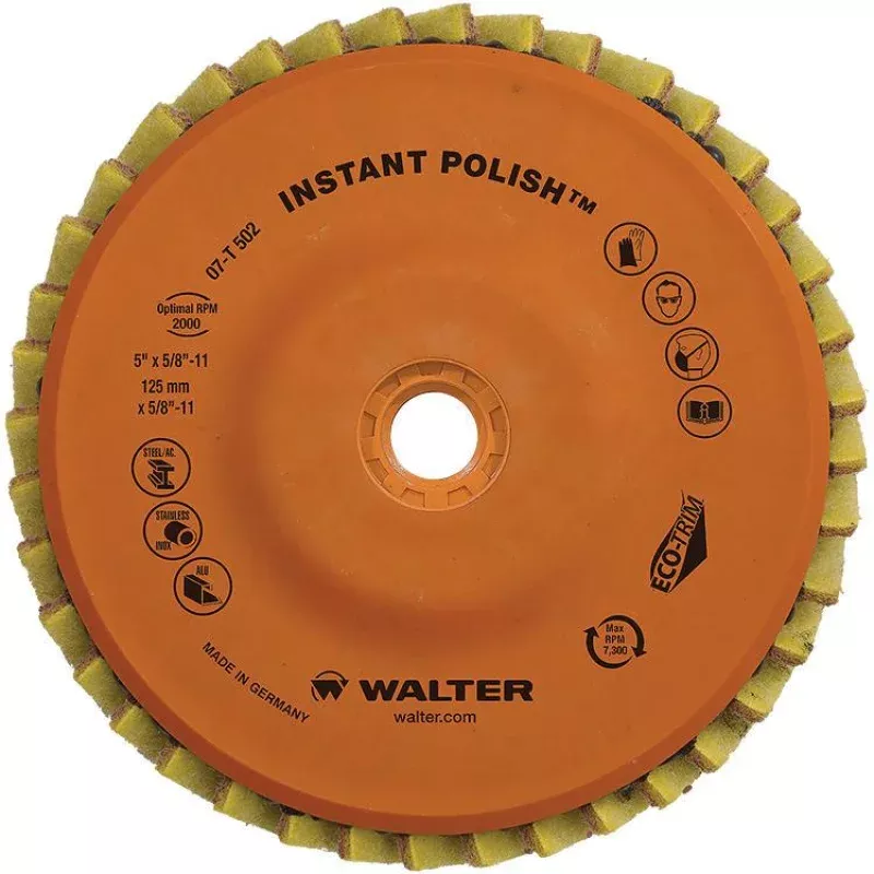 Walter 07T452 4.5" Instant Polish™ Flap Disc