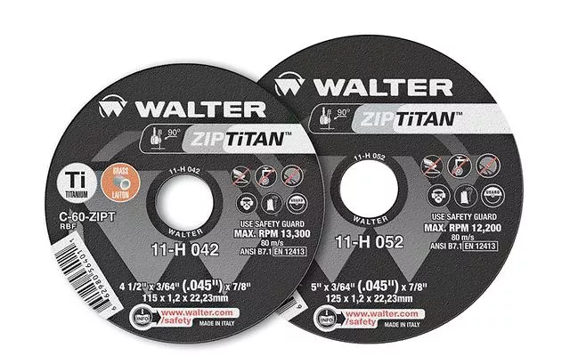 Walter 11H052 5" x 3/64" x 7/8" Zip Titan Wheel