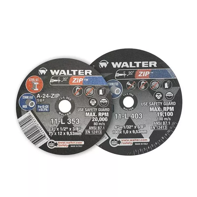 Walter 11L223 2" x 1/8" x 3/8" Zip™ Cut-Off Wheels