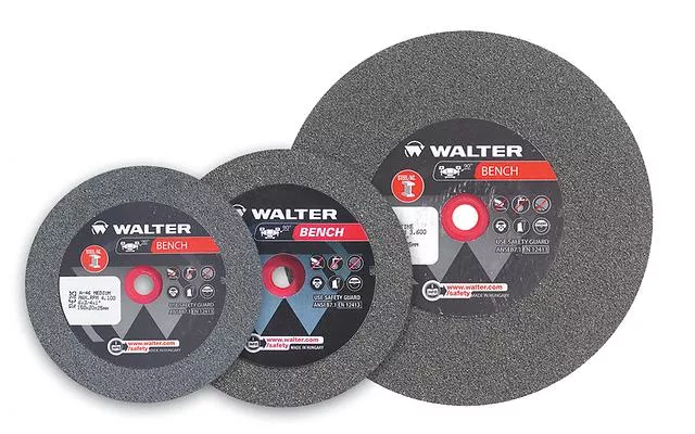 Walter 12E545 8" x 1" x 1" Medium 46 Grit Bench Grinding Wheel (1 Wheel)