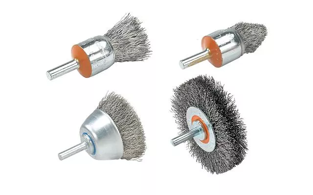 Walter 13C275 2" x 1/4" Stainless Spherical Mounted Crimp Brush