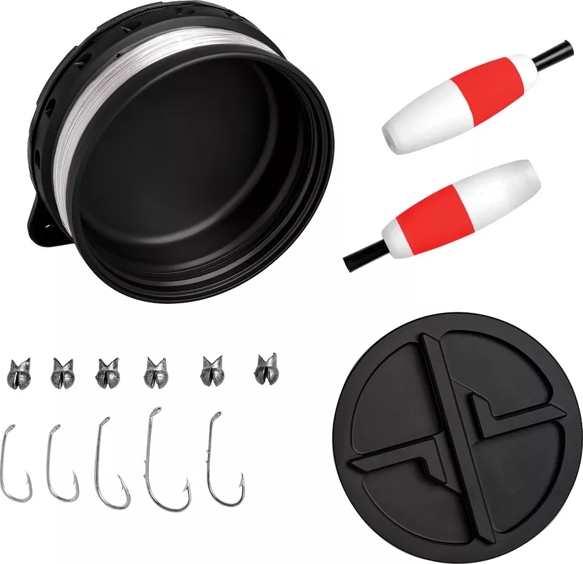 XREEL Pocket Fishing Kit Black