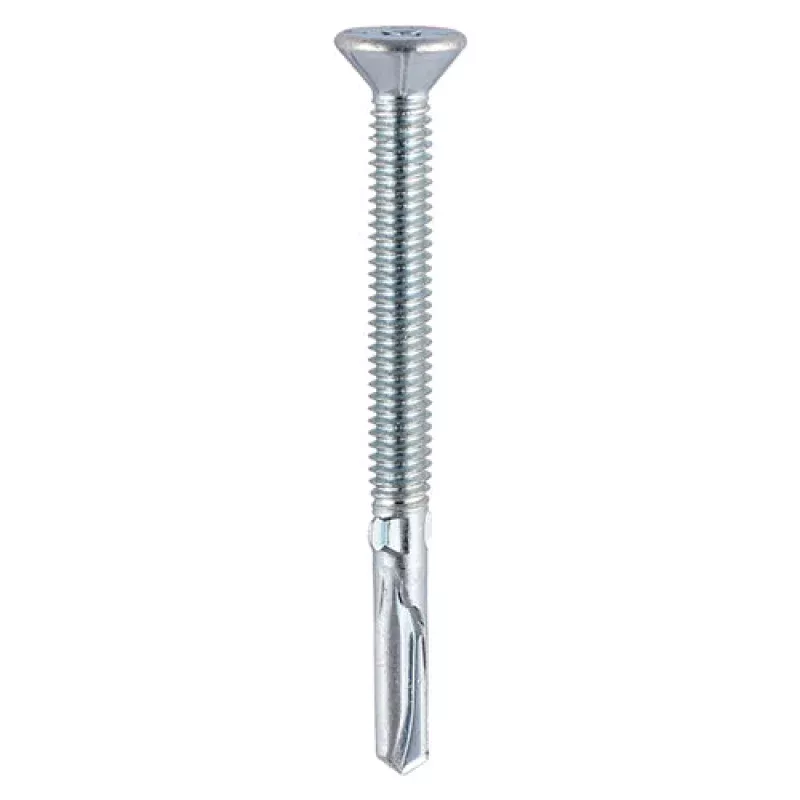 Zinc Countersunk Self Drilling Heavy Wing Tip Screw